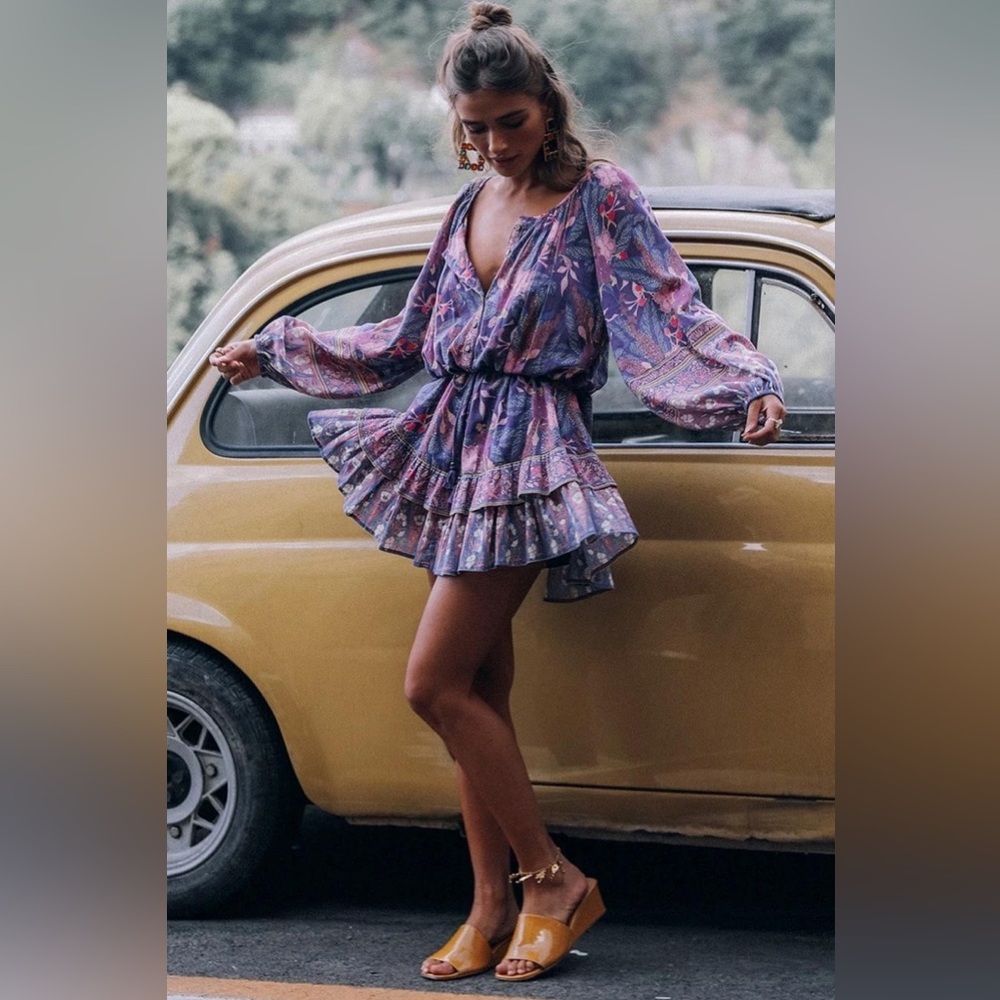 SPELL Bianca Long Sleeve Playdress - S